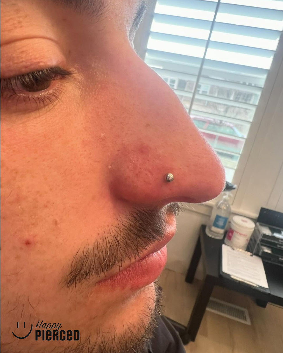 Men's Nose and Nostril Piercings in Utah - Happy Pierced in Utah County
